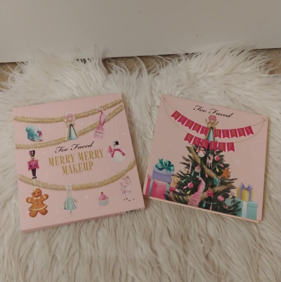 🎄FIRM! NWT TOO FACED MERRY MERRY MAKEUP FACE AND EYE PALETTE (LIMITED EDITION) - Picture 14 of 14
